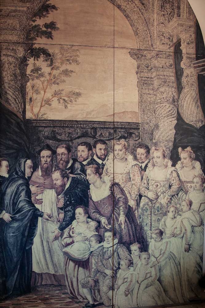 Sacile Palazzo Ragazzoni - SALONE DEGLI IMPERATORI dettaglio