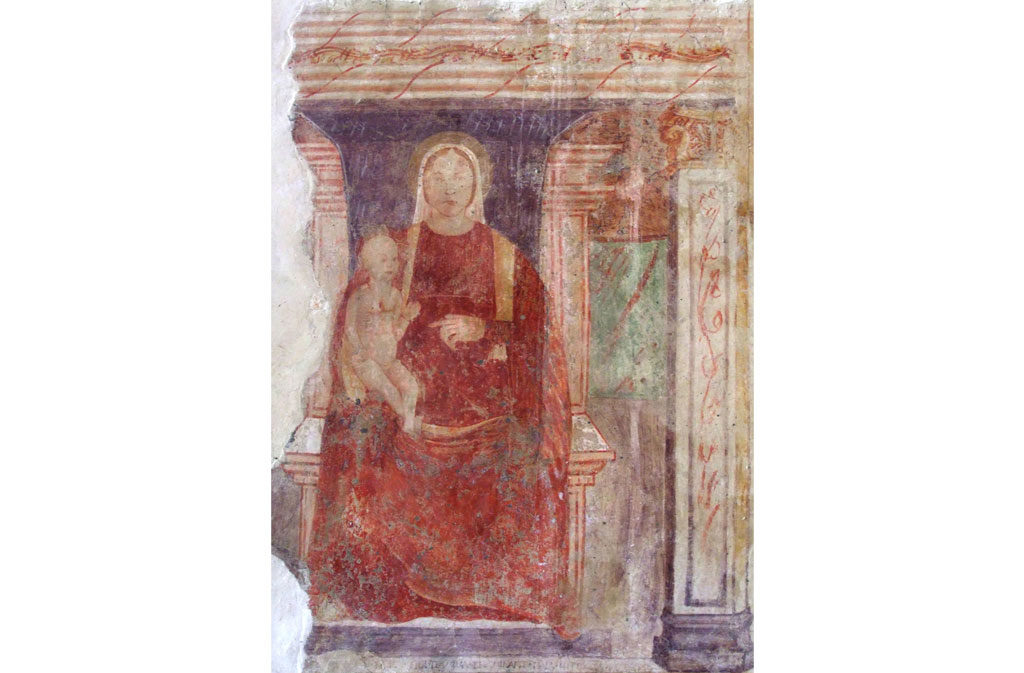 Churches in Sacile: Church of Fossabiuba - fresco 2