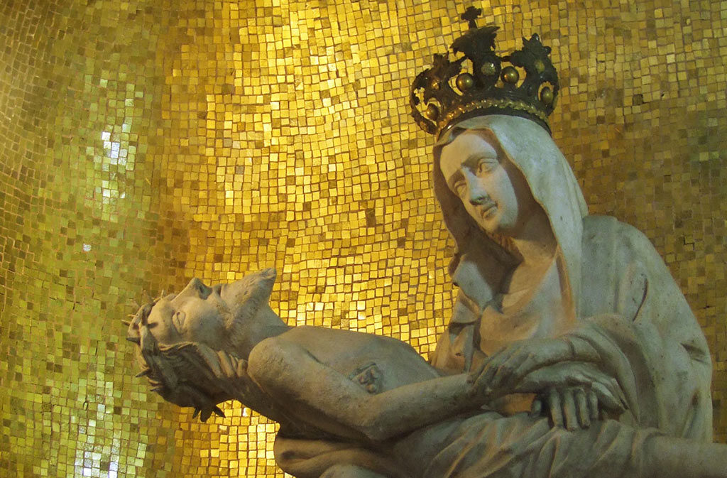 Chiese a Sacile: Chiesetta della Pietà - dettaglio pietà