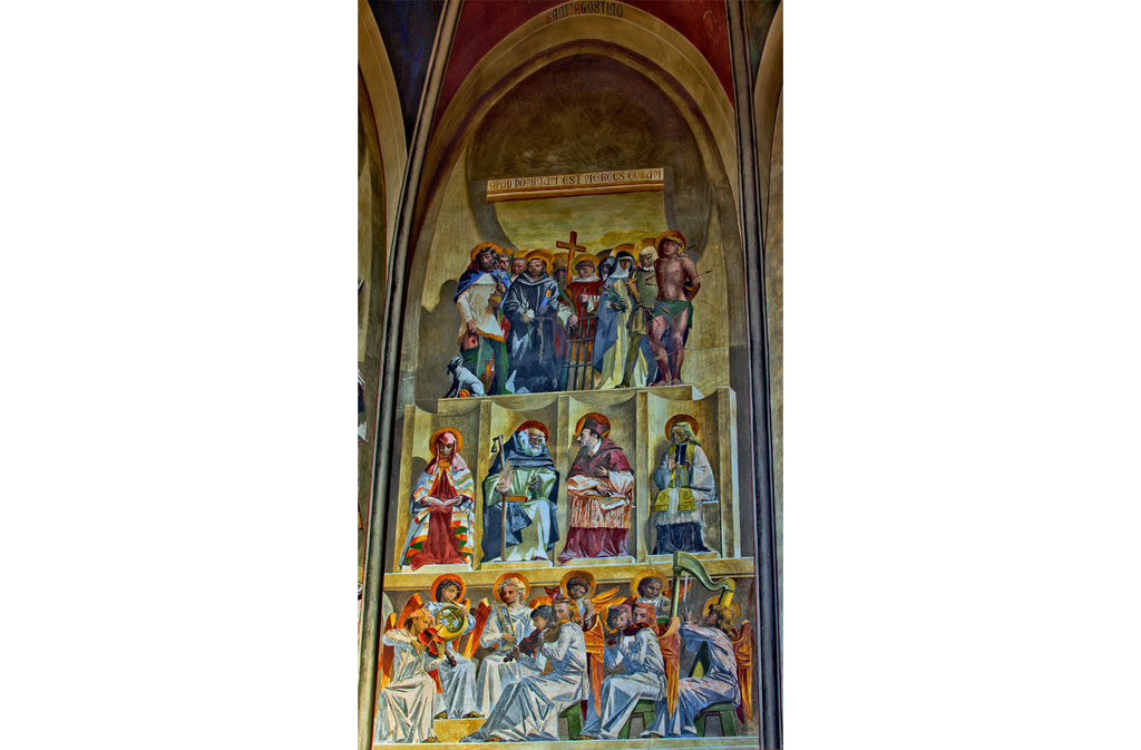 Chiese a Sacile: Duomo San Nicolò - abside Casarini - affresco