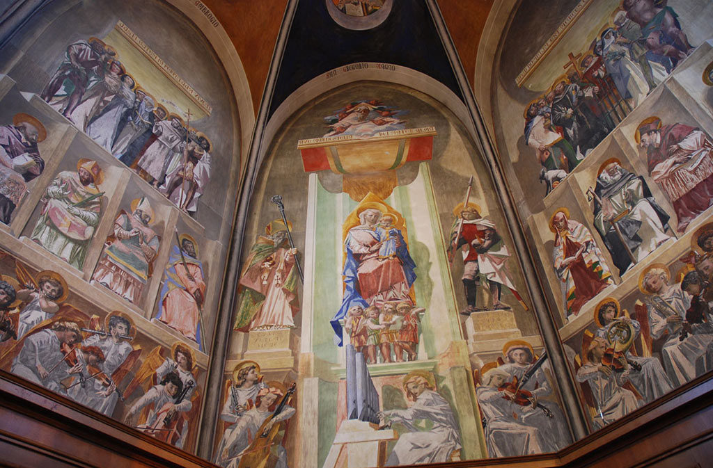 Churches in Sacile: Duomo San Nicolò - apside Casarini - fresco 4