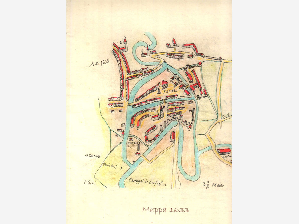 Storia di Sacile: mappa 1633