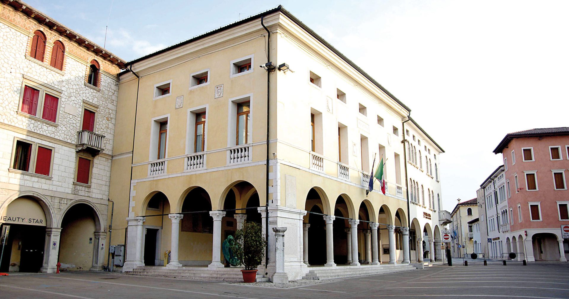 Il centro della città di Sacile